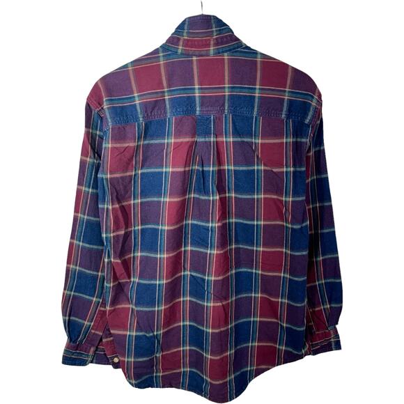 L.L. Bean Plaid Button Up - Picture 5 of 7